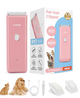 Tawiijou pet clippers blade close-up for matting removal and gentle grooming