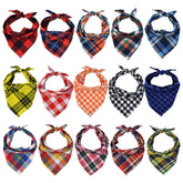 Tayfremn dog bandanas 15-patterns pack for daily wear and festive photoshoots.