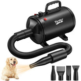 TBC PET dog dryer motor power delivers strong airflow for faster grooming sessions.