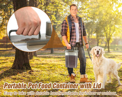 TBMax BPA-free material detail emphasizing safe pet food storage.