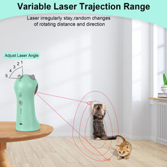 TBTeek cat toy with 4-speed modes adapts to different energy levels.