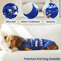 T'CHAQUE dachshund sweater belly-cut enables easy potty breaks