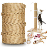 Tchrules sisal rope 262ft coil for scratch-post wrapping and durable scratching