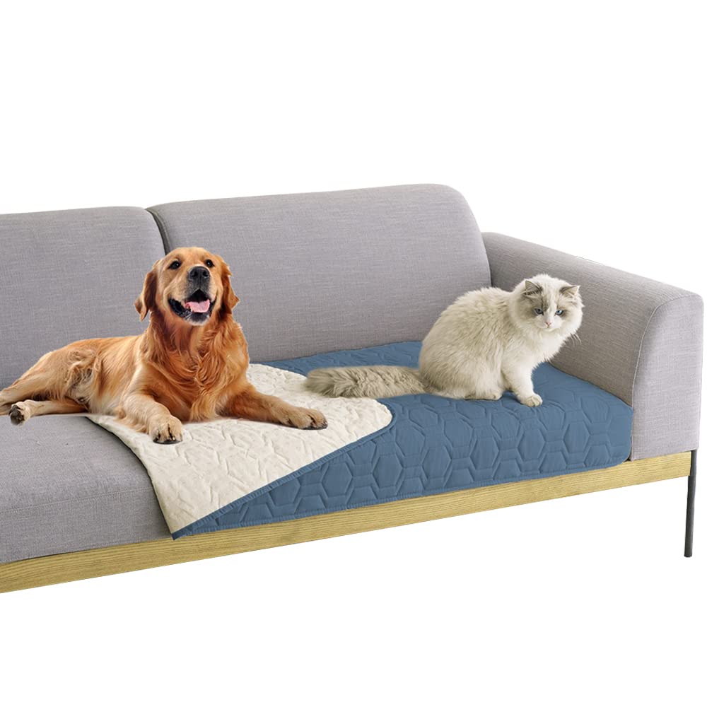 Tcksstex waterproof dog bed cover navy 30x70 protects furniture from spills