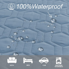 Tcksstex waterproof dog bed cover side view with anti-slip design