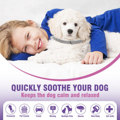 Tcllka calming collar waterproof design suitable for walks in rain.