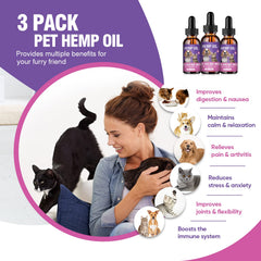Tcllka hemp oil dog drops closeup promoting calming relief