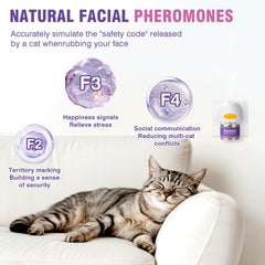 Tcllka odorless cat pheromone diffuser demonstrates fragrance-free stress relief.