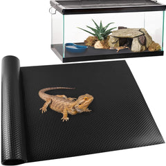 TCYPUHL reptile carpet close-up shows durable, easy-clean surface for daily tank upkeep.