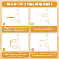 Teamoy wrap diapers magic tape closure secures adjustable fit during wriggles
