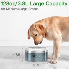 Techphardo 18-8 stainless steel bowl resists rust and wipes clean easily.