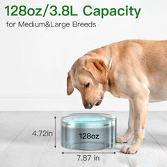 Techphardo Slobber Stopper non-slip base grips floor and prevents sliding