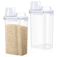 Teenyyou cat litter storage container with airtight lid and handle for secure storage.