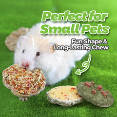 TEEWY Cookie Guinea Pig Toy supports dental wear through chewing