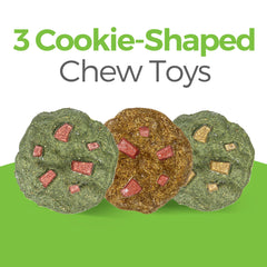 TEEWY Cookie Guinea Pig Toy with natural ingredients for safe, edible chewing