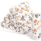 Tegeme paw-print blanket close-up highlighting warm, comfy naps for small pets.