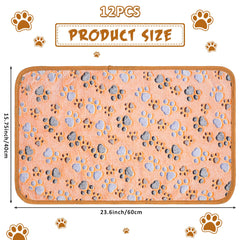 Tegeme soft fluffy fleece blanket closeup for small pets