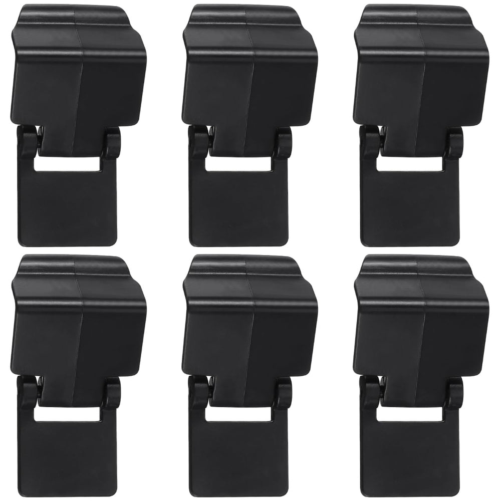 TEHAUX 6pcs lock buckles close-up showing secure reptile lid clips for durable enclosures.