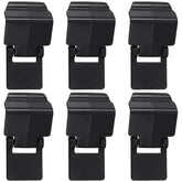 TEHAUX 6pcs lock buckles close-up showing secure reptile lid clips for durable enclosures.