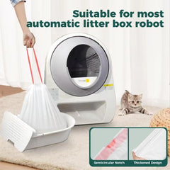 TELEGLO litter-robot-3-4 compatibility bag showing robot fit and cleaning convenience.