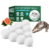 TELUNSU cat-repellent-outdoor-balls deters stray cats in yard with natural grapefruit scent