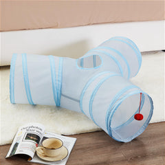 Tempcore cat tunnel bundle featuring ball toy to encourage batting and exploration.