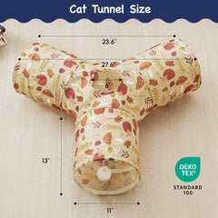 Tempcore túnel para gatos plegable y portátil para viajes.