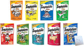 Temptations variety-pack chicken 3oz bag—crunchy shell with creamy center for daily rewards.