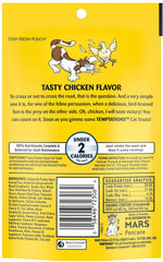 Temptations variety-pack tuna 3oz bag—tasty crunch and creamy center.