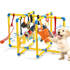 Tengantongda Puppy Play Gym suction cups keep setup secure during lively play.