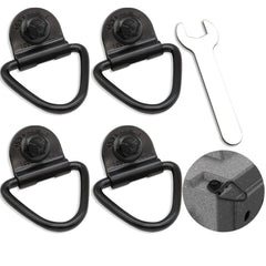 Terixe 4Pack tie down kit for Ruffland kennel box demonstrates complete travel hardware for secure anchoring during travel.