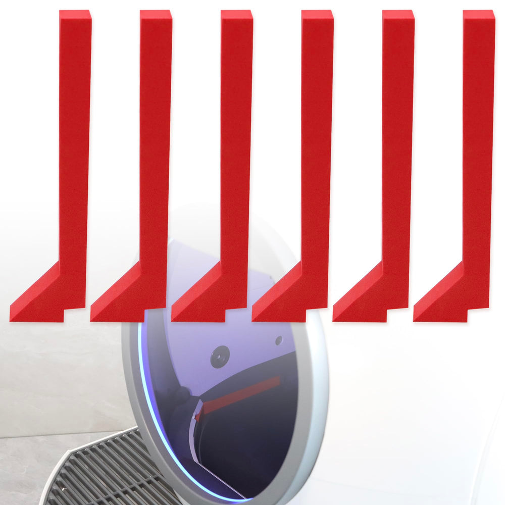 Terixe Els Pet red foam fits snugly for secure fit and spill prevention.