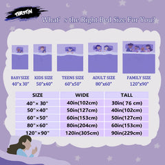 TERSTIN dachshund blanket size options 50x40 for kids