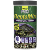 TetraFauna PRO ReptoMin Pro Sticks closeup-portion highlights easy portioning for juvenile turtles.
