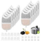 Tettie 12-pack filters and sponges neatly packaged for hygienic replacement and easy hydration upkeep.