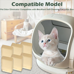 TeurWone MeoWant odor eliminator pack inside box showing multi-pack convenience