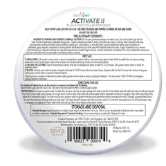 TevraPet Activate II two-pack box indicates convenient year-long prevention for dogs.