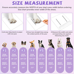 TEWIWAP waterproof leather outside keeps paws dry in rain and slush.