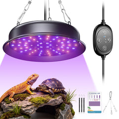 TFNN reptile light full-spectrum UVB panel for natural basking exposure