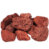 Tfwadmx aquarium red lava rock closeup shows natural color and rugged texture for tanks