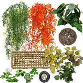 Tfwadmx bearded dragon hammock offers a secure resting spot in the terrarium.