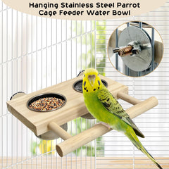 Tfwadmx bird cage mount brackets, flexible decorative cage accessory