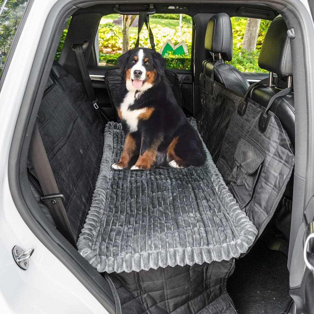 TGODGPY Non-Slip Dog Bed Mat for Car protects back seats during travel and daily use.