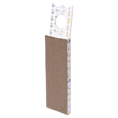 THAMIAO cat scratcher cardboard panel with bark texture for natural scratching