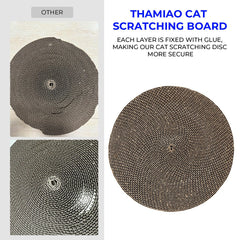 THAMIAO cat scratcher refill, 2-piece pack for ongoing play