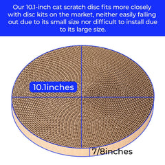 THAMIAO refill, 7/8 inch thickness, sturdy cat scratching area
