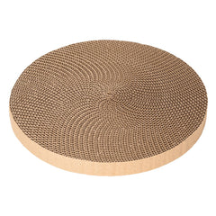 THAMIAO round scratcher refill, 10-inch disc, ample scratching area for indoor cats.