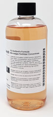 Close-up of The Coral Ranch Guillard's F2 label showing high-density phytoplankton