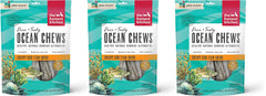The Honest Kitchen Crispy Cod Skins Ocean Chews bag front for training rewards.