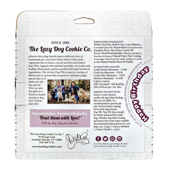 The Lazy Dog Pup-Pie ingredient-closeup highlights wholesome oats and pumpkin